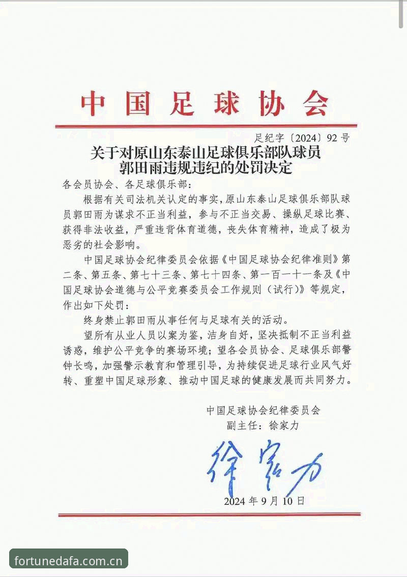 足协第三批禁足名单详解：17人被终身禁足，48人受行业处罚